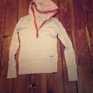 Light cream colored hoodie